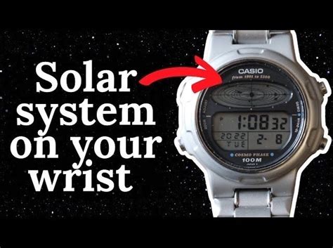 Solar System in a Watch: Why the Casio cosmophase is an 